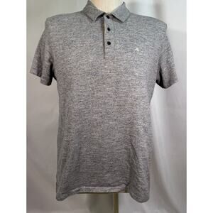 Rag & Bone Standard Issue Polo Shirt Adult XLHeather Gray rb Logo Casual‎